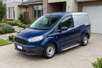 Ford Courier 2014-2023 Side Steps Allmond Grey (2 pcs, Aluminum) photo 1