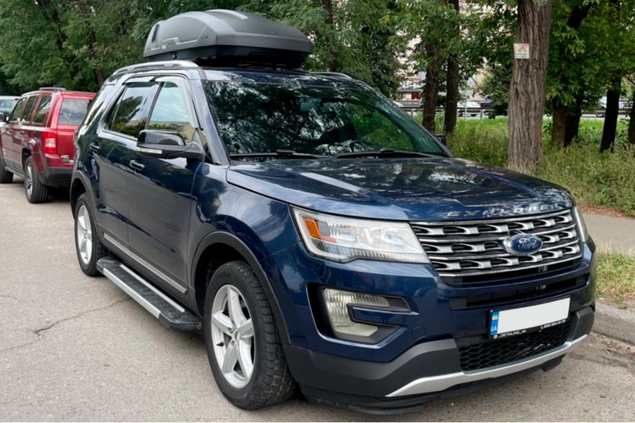 Ford Explorer 2011-2019 Side Steps RedLine V1 (2 pcs, Aluminum) Image