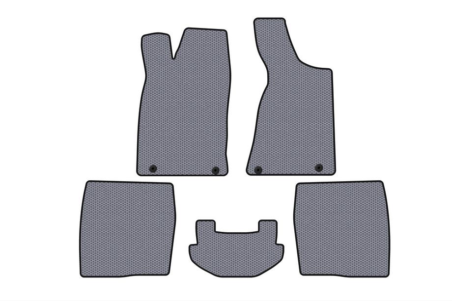 Audi 80/90 1987-1996 Rubber floor mats Carsuit (1987-1991, Sedan, grey) Photo 1