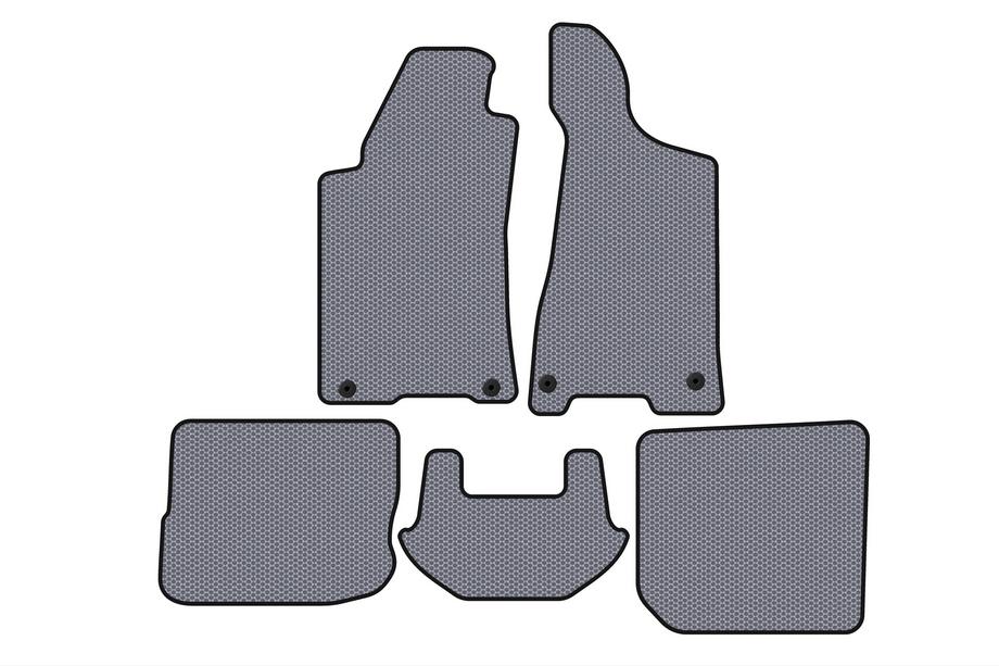 Audi 80/90 1987-1996 Rubber floor mats Carsuit (1991-1996, Sedan, grey) Image