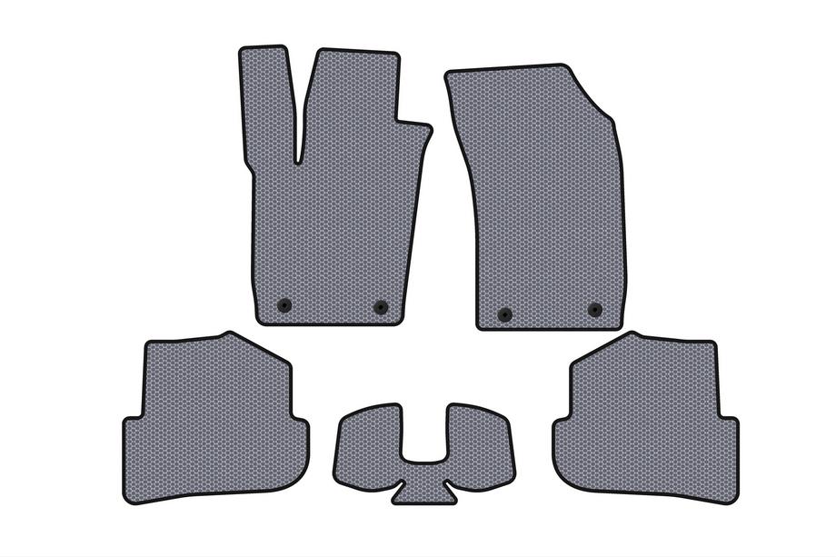 Audi A1 2010-2018 Rubber floor mats Carsuit (HB, 3-door, gray) Photo 1