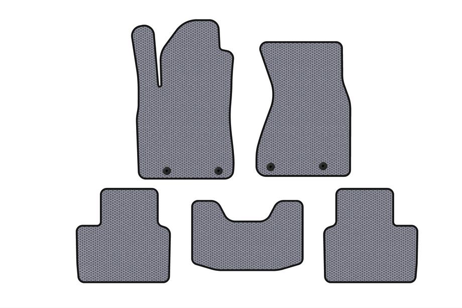 Audi A8 1994-2002 Rubber floor mats Carsuit (Sedan, grey) Image