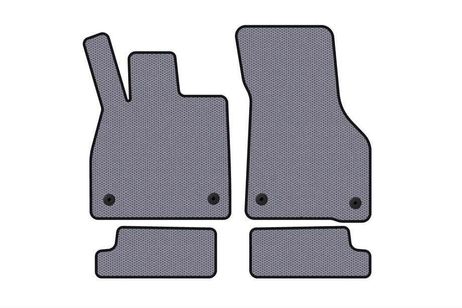 Audi TT 2014-2023 Rubber Floor Mats Carsuit (Coupe, Grey) Image