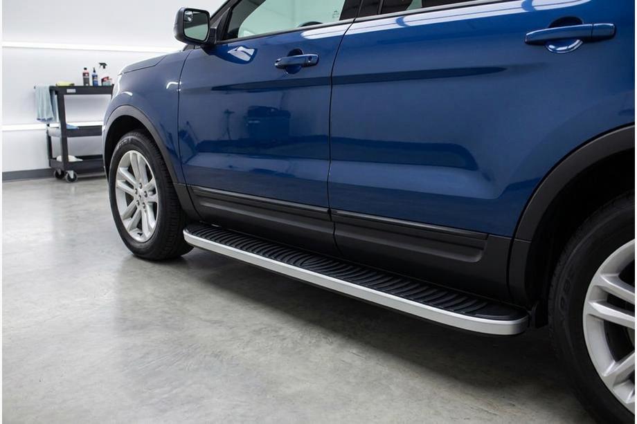 Ford Explorer 2011-2019 Side Steps Tayga Grey (2 pcs, Aluminum) Image