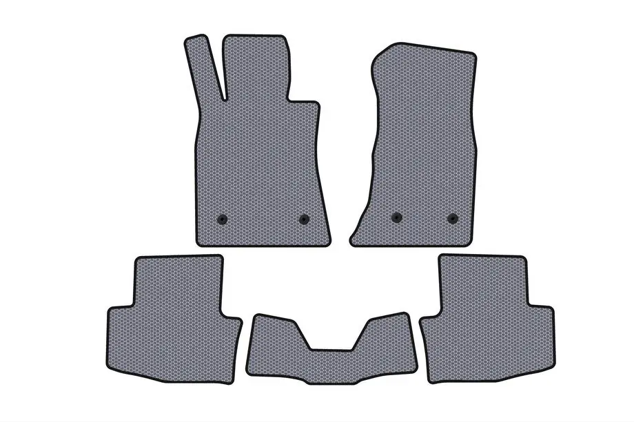 Cadillac ATS 2012-2019 Rubber Floor Mats Carsuit (SD, Gray) Image