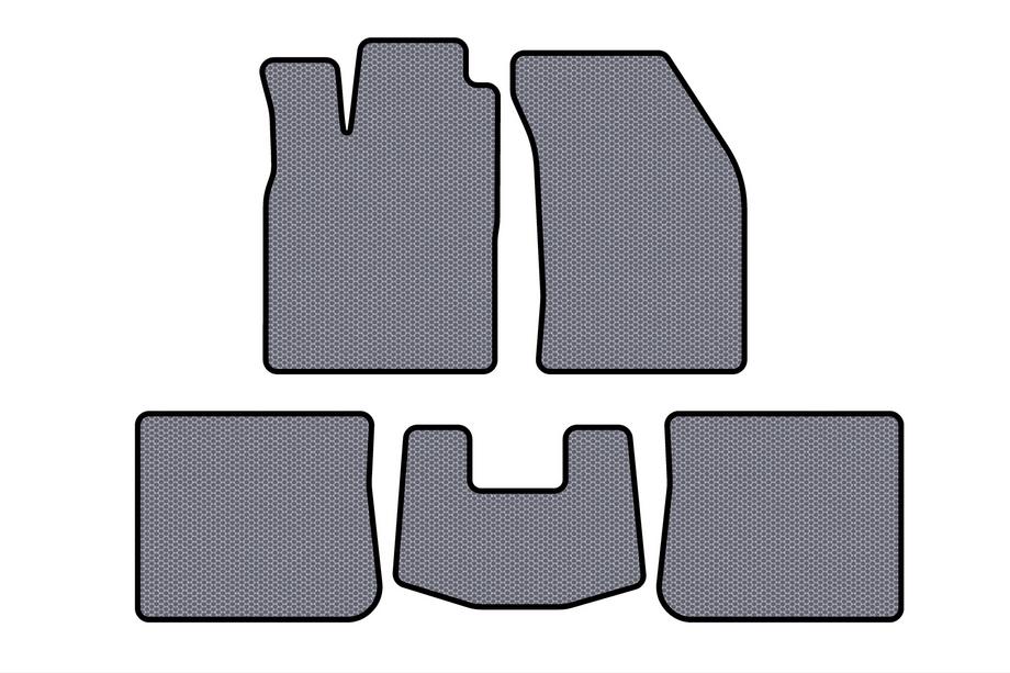 Chery Elara/Alia/Fora/A5 2006- Rubber Floor Mats Carsuit (SD, Gray) Image