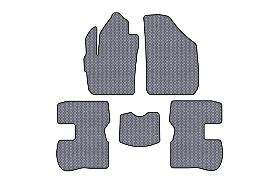 Chery Kimo 2007-2015 Rubber Floor Mats Carsuit (Gray) Image