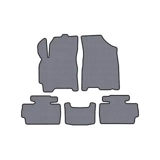 Rubber Floor Mats Carsuit (Gray)
