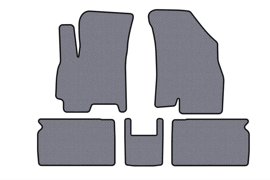 Chery Tiggo 4 2017- Rubber Floor Mats Carsuit (Gray) Image