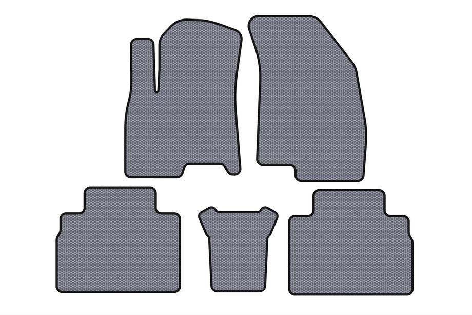 Chery Tiggo 8 2017- Rubber Floor Mats Carsuit (Gray) Image
