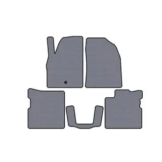 Rubber Floor Mats Carsuit (Gray) photo 1