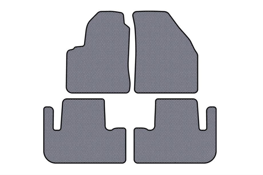 Chevrolet Tacuma/Rezzo 2000-2008 Rubber Floor Mats Carsuit (Gray) Image