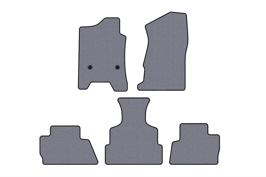 Chevrolet Tahoe 2014-2019 Rubber Floor Mats Carsuit (2014-2020, gray) Image