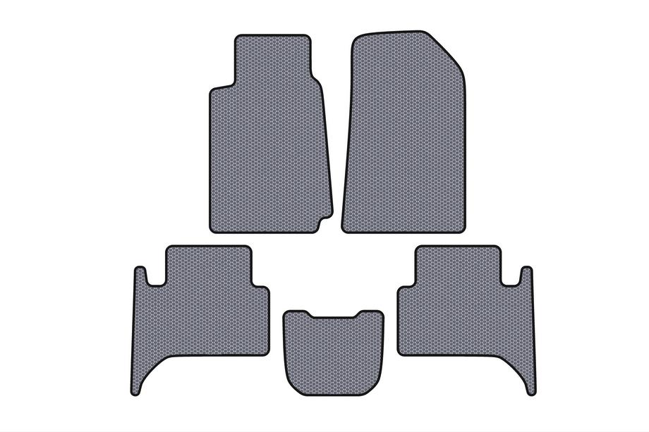 Chevrolet Trailblazer 2012-2019 Rubber Floor Mats Carsuit (2 Rows, Grey) Image