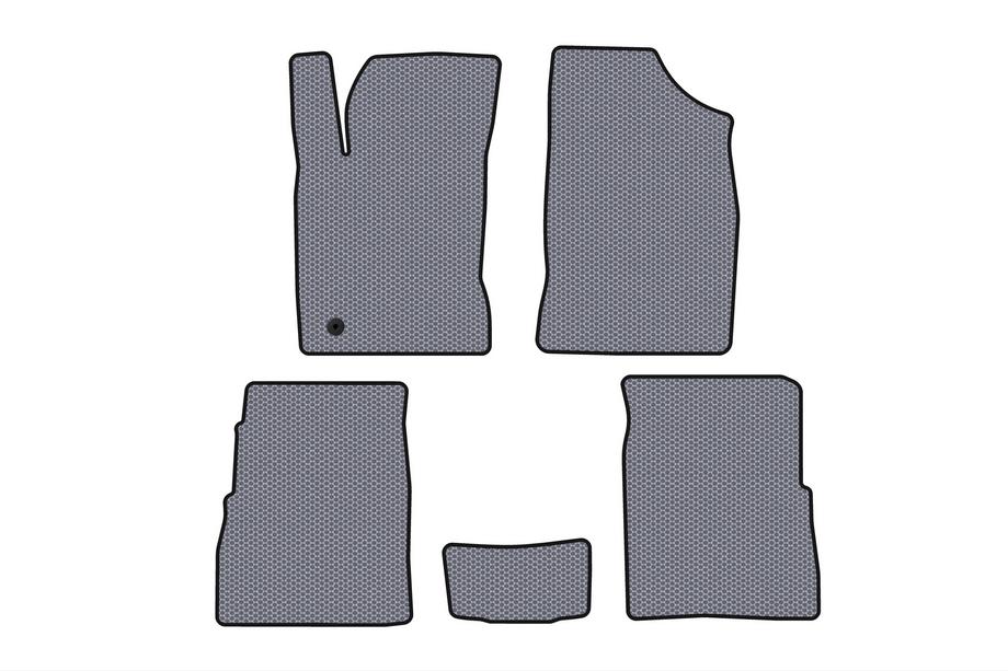 Chrysler PT Cruiser 2000-2010 Rubber floor mats Carsuit (HB, 5-door, Facelift, grey) Image