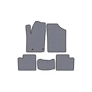 Rubber Floor Mats Carsuit (Gray) photo 1
