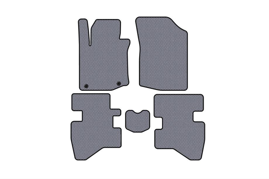 Citroen C-1 2005-2014 Rubber Floor Mats Carsuit (HB, Grey) Image