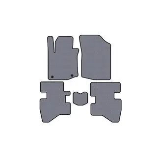 Rubber Floor Mats Carsuit (HB, Grey)