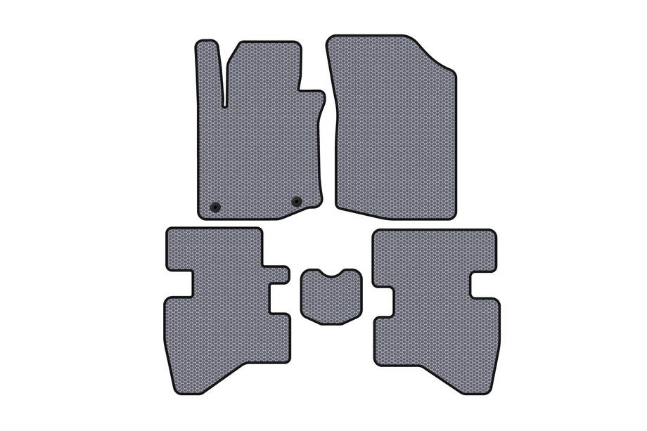 Citroen C-1 2014-2021 Rubber Floor Mats Carsuit (HB, Grey) Image