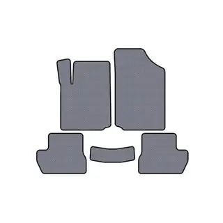 Rubber Floor Mats Carsuit (Gray) photo 1