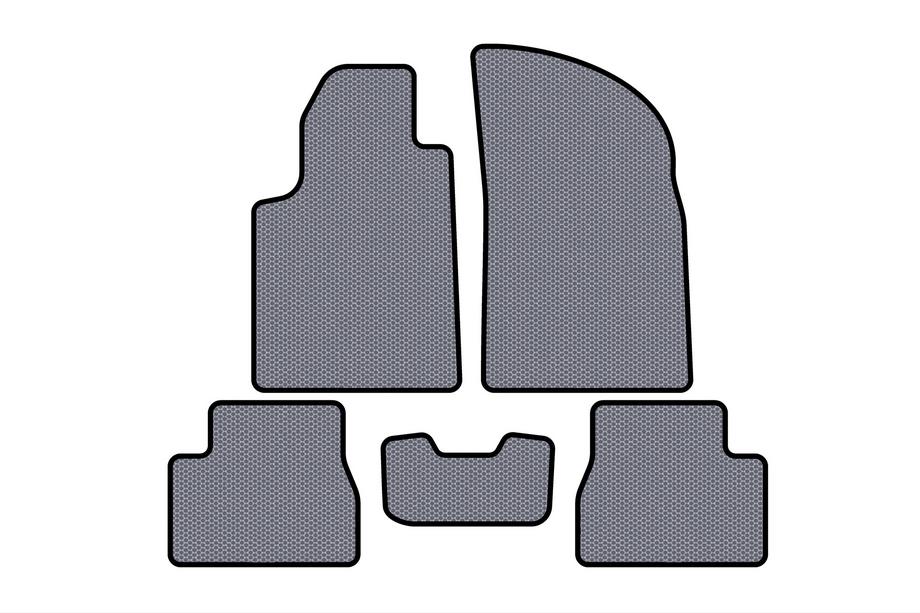 Citroen C-3 2002-2009 Rubber Floor Mats Carsuit (Gray) Image