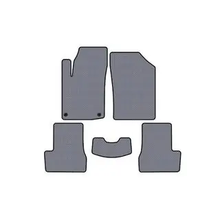 Rubber Floor Mats Carsuit (HB, Grey) photo 1