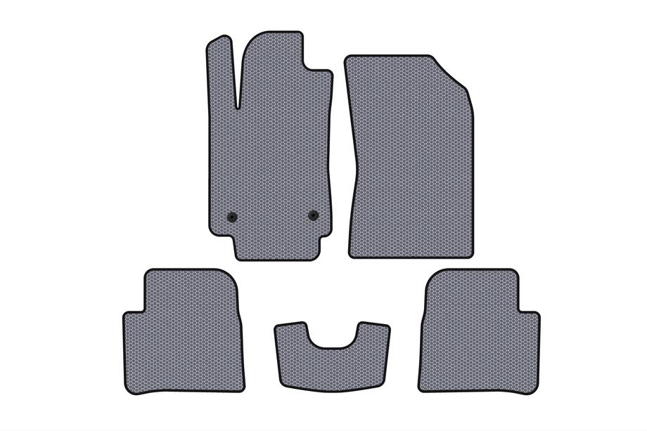 Citroen C-3 2016-2023 Rubber Floor Mats Carsuit (HB, Grey) Image