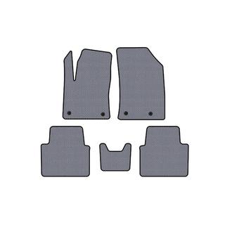 Rubber Floor Mats Carsuit (Gray) Citroen C-3 Aircross 2017-2024 photo 1