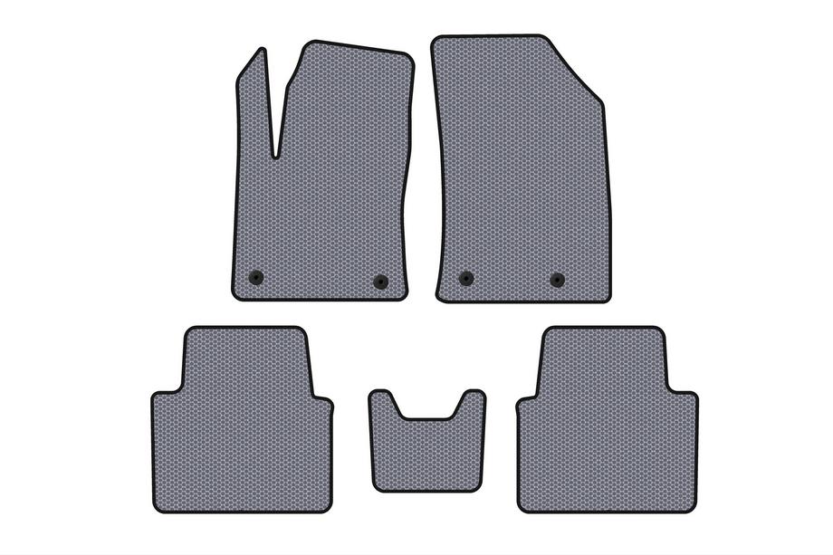 Citroen C-3 Aircross 2017-2024 Rubber Floor Mats Carsuit (Gray) Image