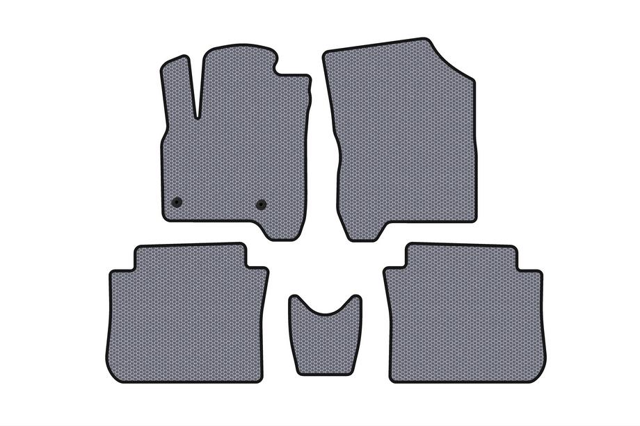 Citroen C-3 Picasso 2010-2017 Rubber Floor Mats Carsuit (Gray) Image