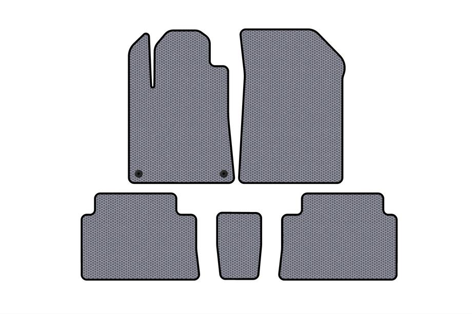 Citroen C-5 2001-2008 Rubber Floor Mats Carsuit (Gray) Image