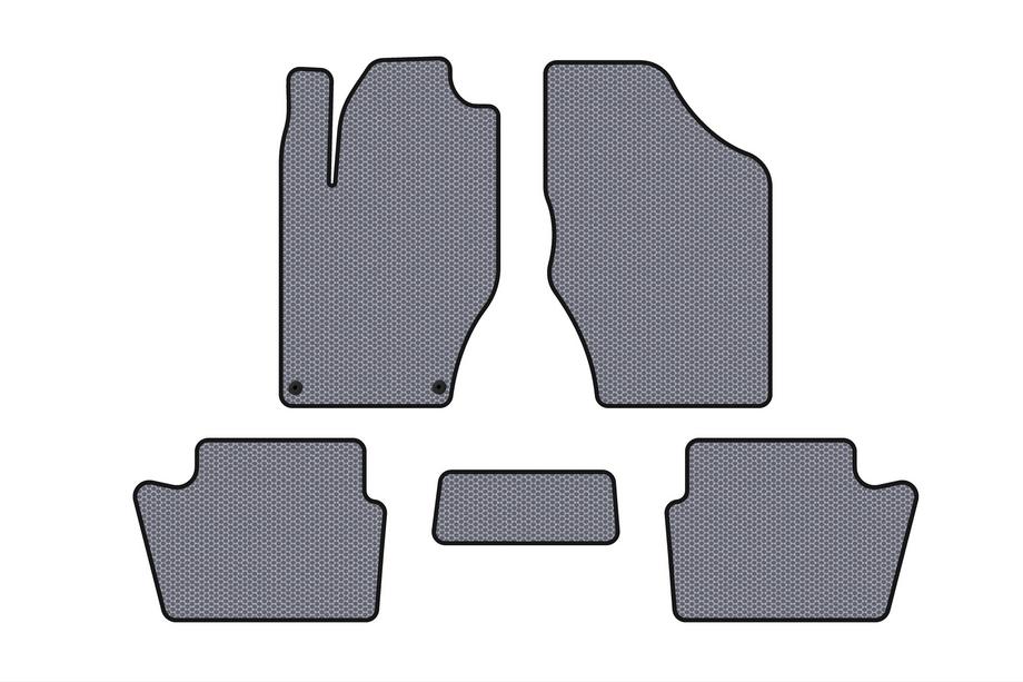 Citroen DS-4 2010-2015 Rubber Floor Mats Carsuit (HB, Pre-Facelift, Gray) Image