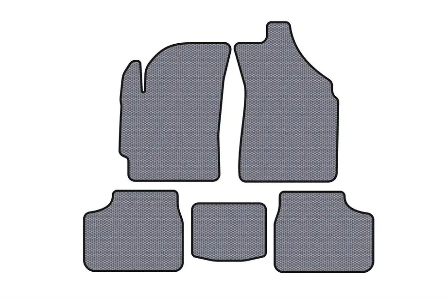 Daewoo Matiz 1998-2008 Rubber Floor Mats Carsuit (Gray) Image