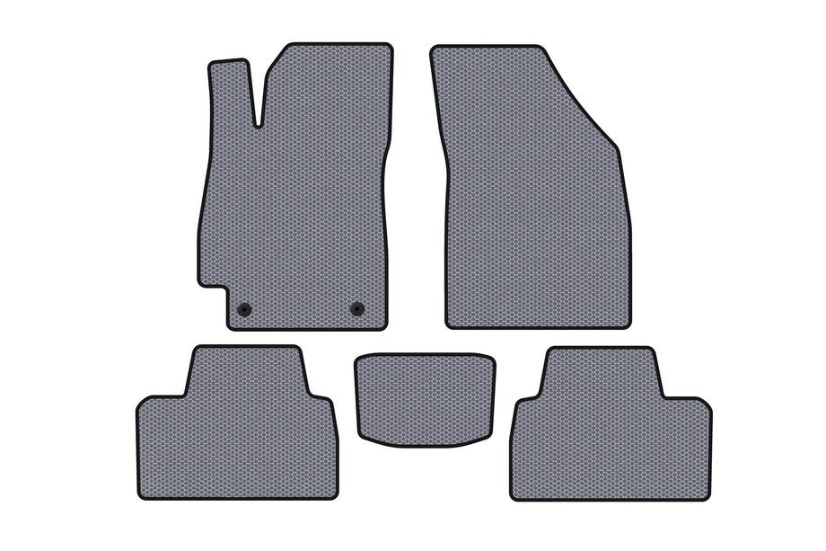 Daewoo Nubira 1997-1999 Rubber Floor Mats Carsuit (SD, Gray) Image