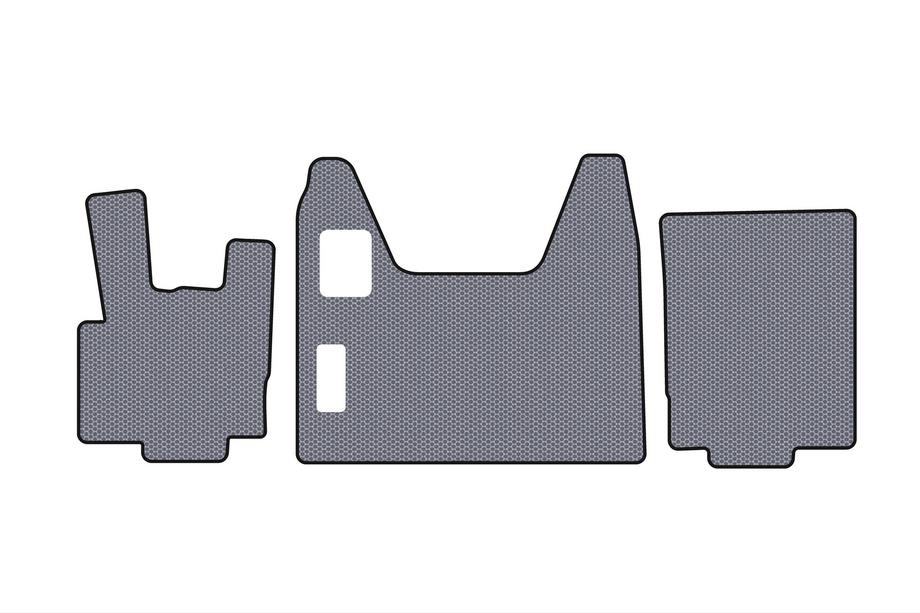 DAF XF95 2002-2006 Rubber Floor Mats Carsuit (Gray) Photo 1