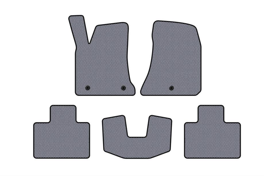 Dodge Charger 2010-2023 Rubber Floor Mats Carsuit (2015-2023, SD, gray) Image