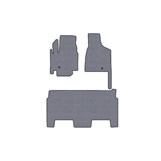 Rubber Mats Carsuit (2008-2020, 2 Rows, 8-Seater/SXT Trim, Gray) Dodge Grand Caravan V 2008-2020 photo 1