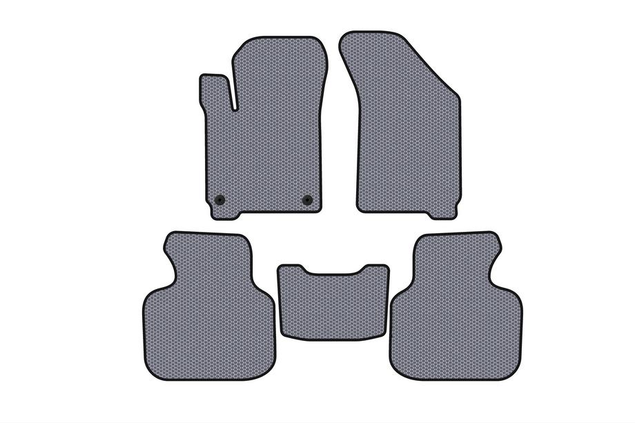 Dodge Journey 2008-2020 Rubber floor mats Carsuit (2011-2020, 7-seater, gray) Photo 1