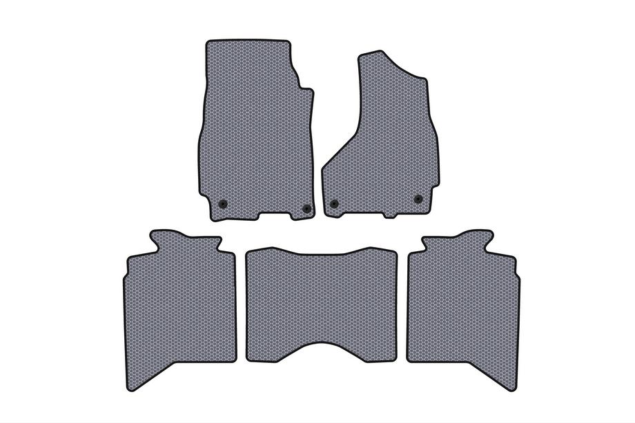 Dodge RAM (DS/DJ/D2) 2009–2024 Rubber floor mats Carsuit (2013+, 5-seater, grey) Photo 1