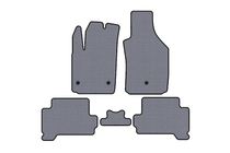 Fiat 500/500L 2013-2022 Rubber Floor Mats Carsuit (HB, Electric, Gray) photo 1
