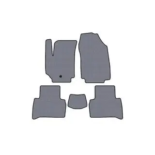 Rubber floor mats Carsuit (2007-2010, SW, gray)