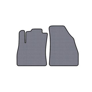 Front Rubber Floor Mats Carsuit (Gray) Fiat Fiorino/Qubo 2008-2024 photo 1