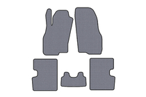 Fiat Punto Grande/EVO 2006-2018 Rubber Floor Mats Carsuit (HB, 5-Door, Pre-Facelift, Gray) photo 1