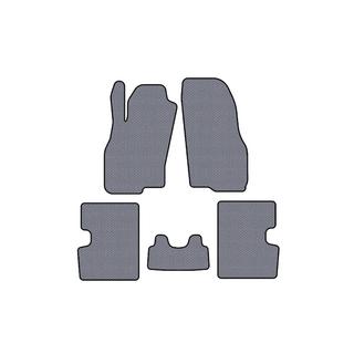 Rubber Floor Mats Carsuit (HB, 5-Door, Pre-Facelift, Gray) Fiat Punto Grande/EVO 2006-2018 photo 1