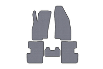 Fiat Punto Grande/EVO 2006-2018 Rubber floor mats Carsuit (2011-2018, HB, 3-door, gray) photo 1