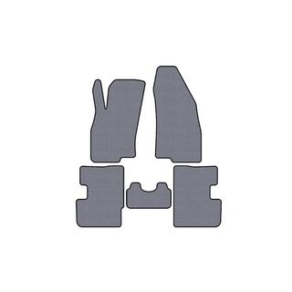 Rubber floor mats Carsuit (2011-2018, HB, 3-door, gray) Fiat Punto Grande/EVO 2006-2018 photo 1