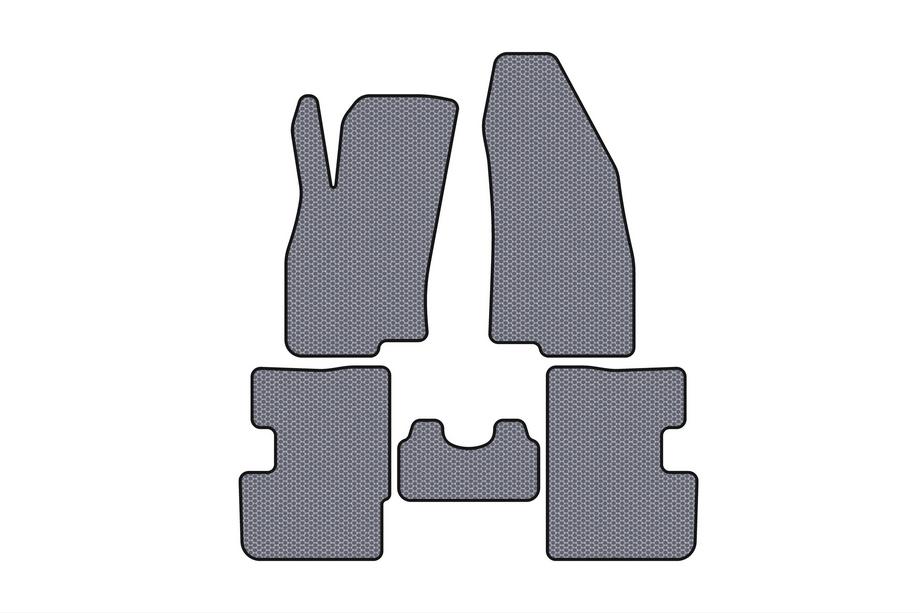 Fiat Punto Grande/EVO 2006-2018 Rubber floor mats Carsuit (2011-2018, HB, 3-door, gray) Image