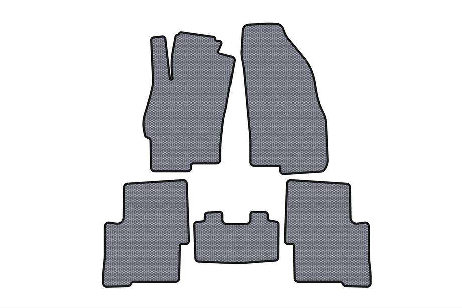Fiat Linea 2006-2018 Rubber Floor Mats Carsuit (SD, Gray) Image