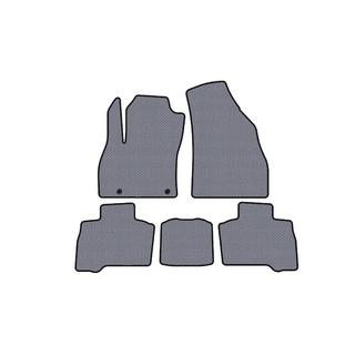 Rubber floor mats Carsuit (for Qubo, 2016+, gray) Fiat Fiorino/Qubo 2008-2024 photo 1