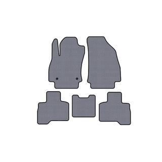 Rubber Floor Mats Carsuit (For Qubo 2008-2016, Grey) Fiat Fiorino/Qubo 2008-2024 photo 1